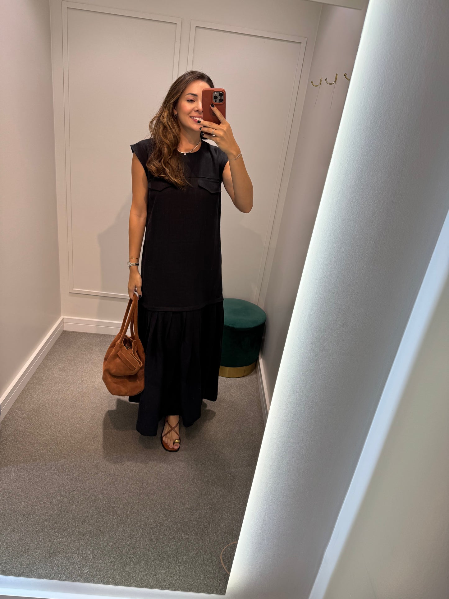 Vestido Camélia preto