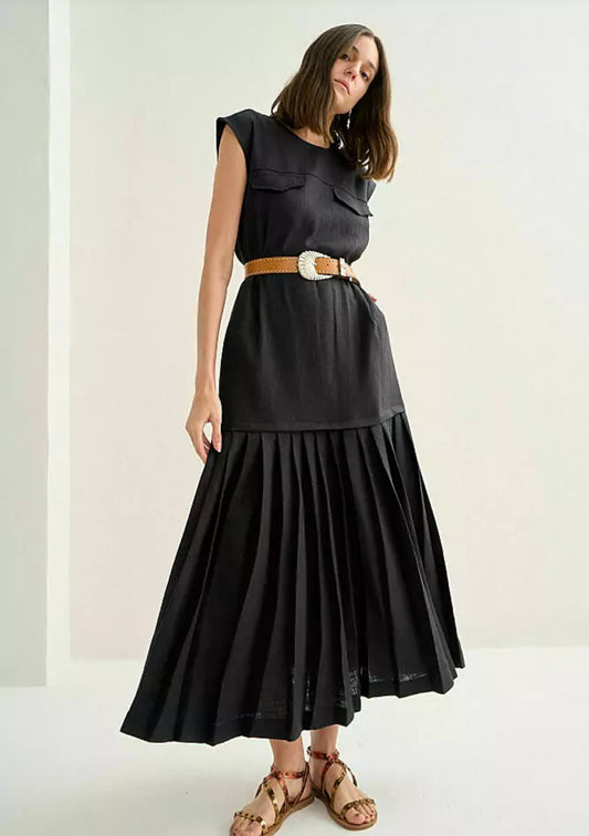 Vestido Camélia preto
