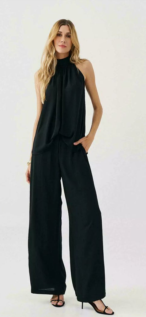 Conjunto gola franzido