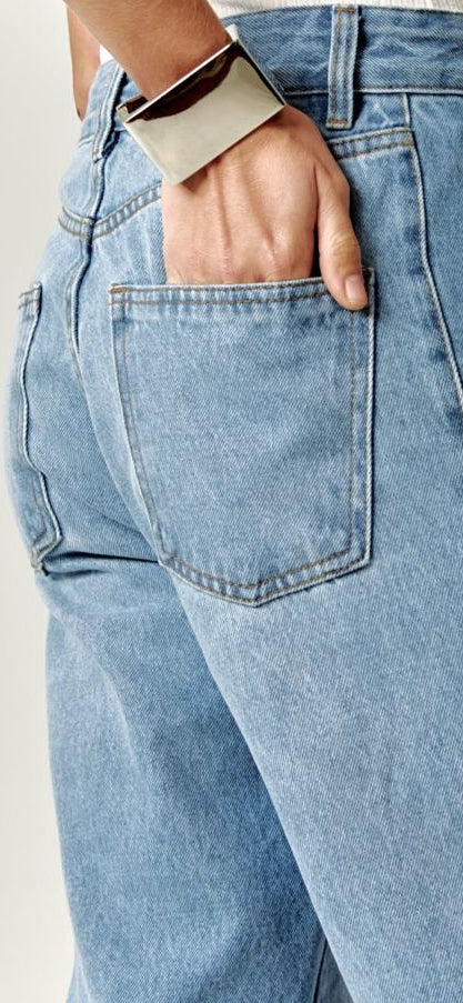 Calça jeans celeste